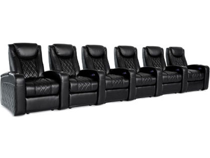 octane azure lhr theater seats 6 seat with power lumbar and headrest
