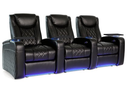 leather reclining cinema chairs
