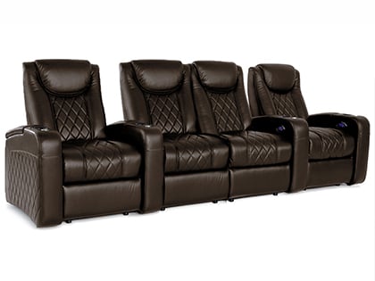 Azure Brown Middle Loveseat