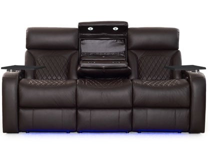 Octane dual reclining sofa with drop down table