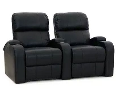 leather home theater seating
