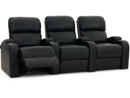 leather home theater seating