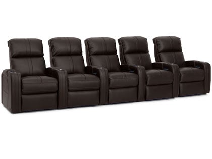 adjustable headrest recliners with lights and storage arms