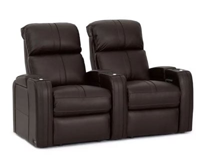 adjustable headrest recliners with lights and storage arms
