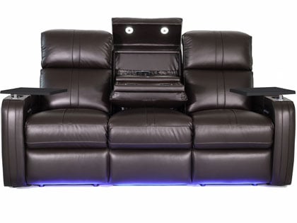 power headrest reclining sofa