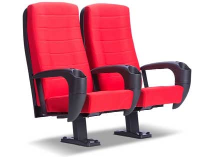 The Cinerama auditorium style chairs