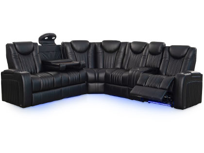 King LHR Max Massage Sectional