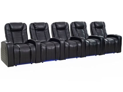 Oasis LHR Massage leather home theater recliner