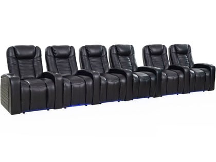 Oasis LHR Massage 6 row recliner seating