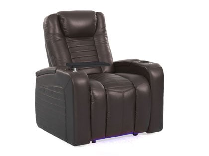 octane oasis lhr single manual recliner with heat and massage
