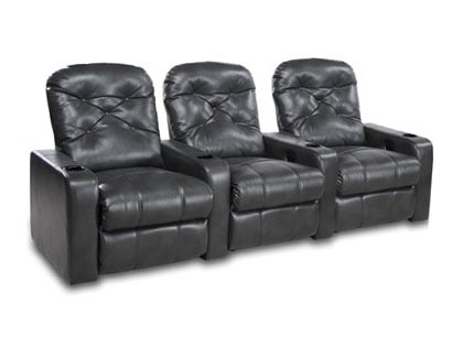 black leather recliner chairs