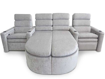 Fortress Seating Solo Home Theatre Sectional Couch