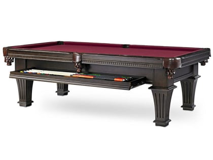 Talbot Slate Pool Table with Storage Drawer
