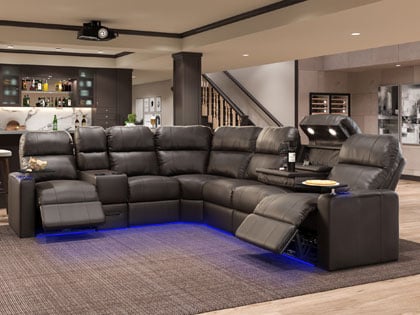 Sectional Couch with two lumbar pillows, Simplicity!