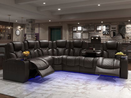 Oversized Home Theater Sectionals