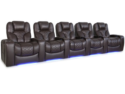 five seat theater recliners