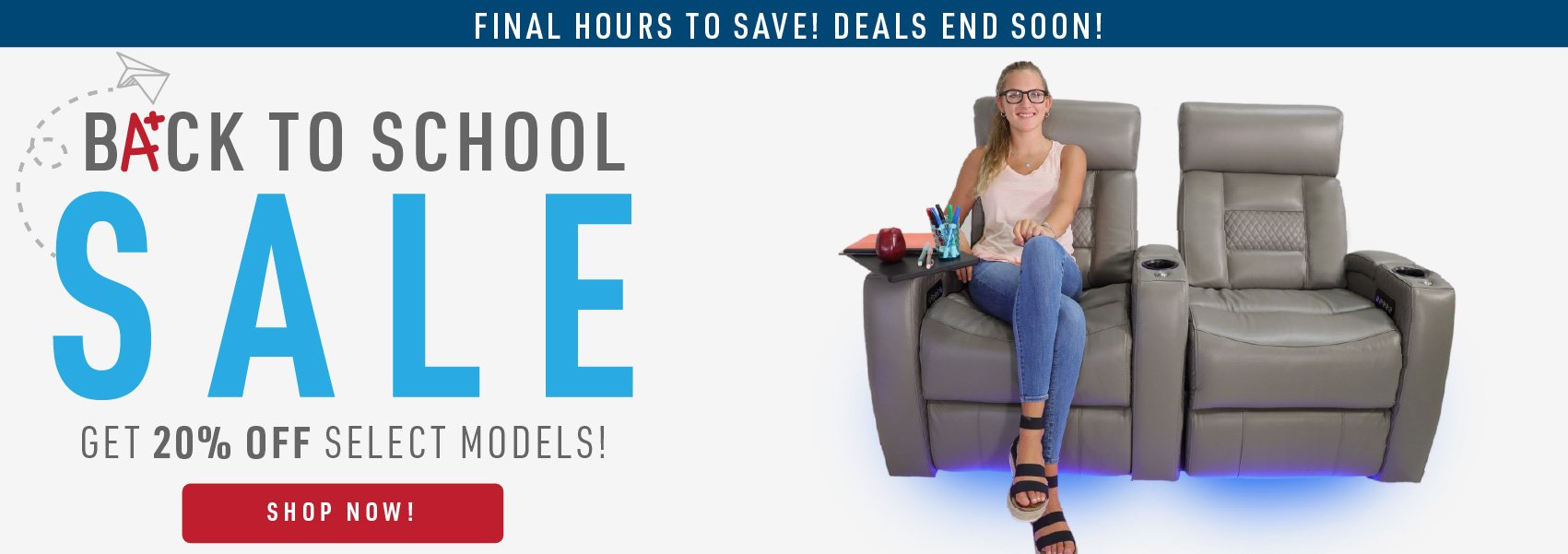 TheaterSeatStore.com Back to School Sale 2025