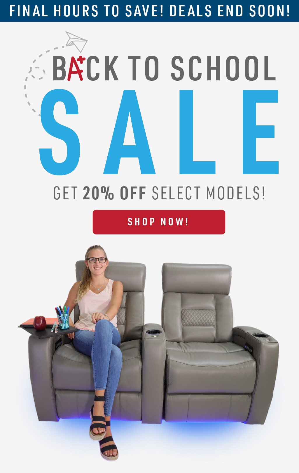 TheaterSeatStore.com Back to School Sale 2025