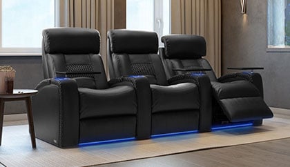 Entertainment sales chairs leather