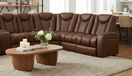 leather sectionals
