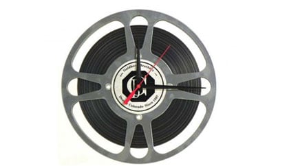 Movie Reel Clocks