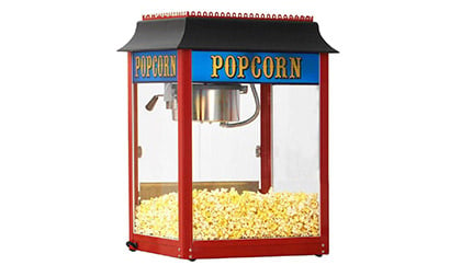 Commercial Popcorn Machine Also used in Home; Party; Movie Theater Style 4  oz. O