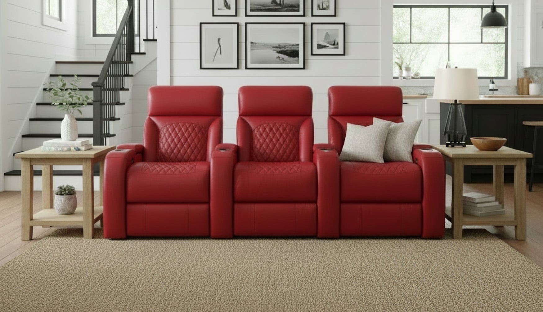 red leather