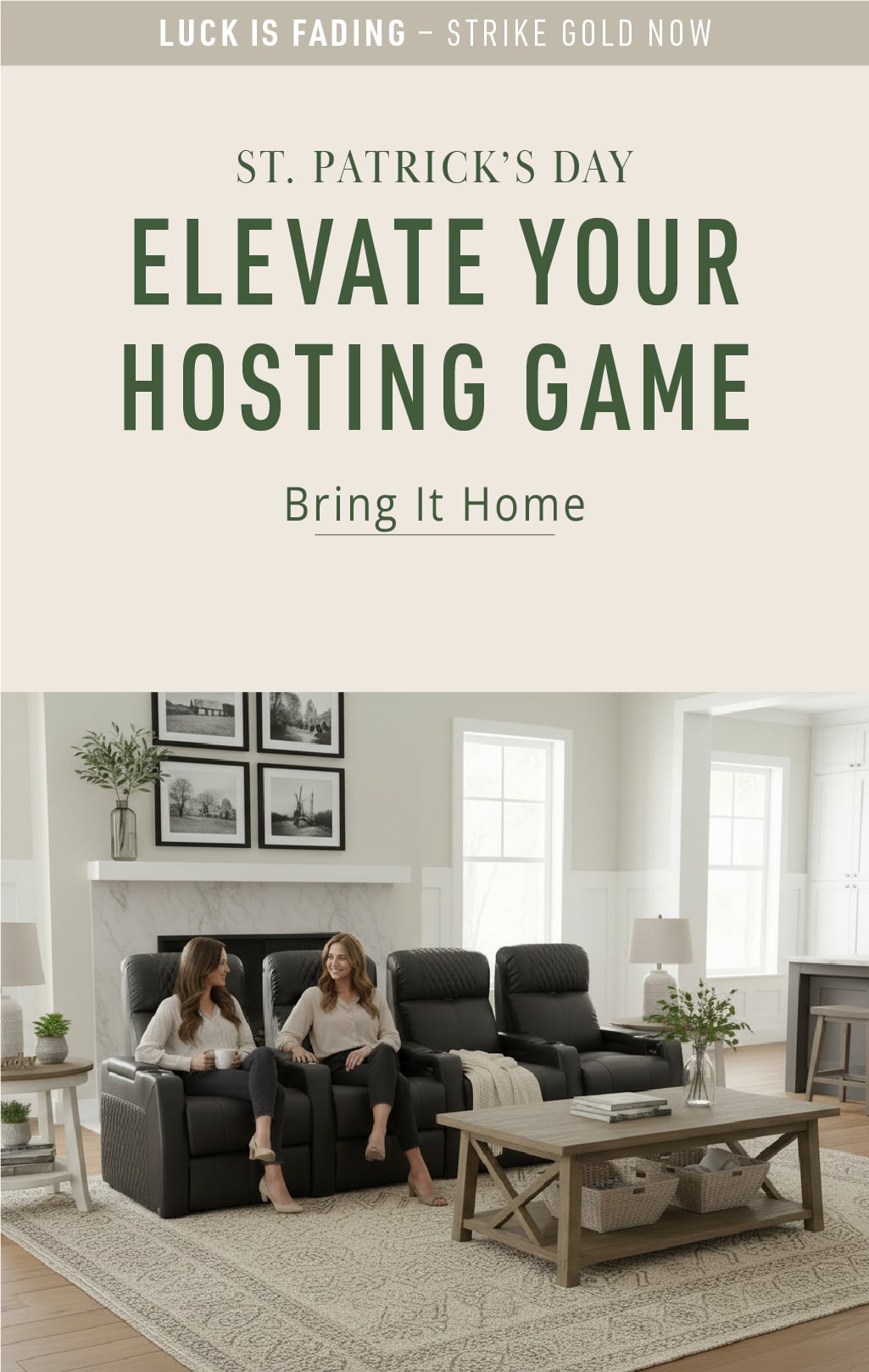 Theater Seat Store St. Patrick's Day Sale 2026