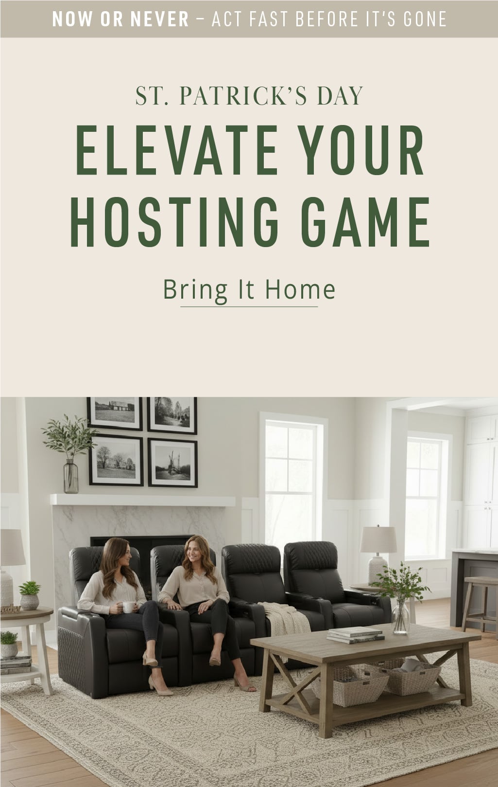 Theater Seat Store St. Patrick's Day Sale 2026