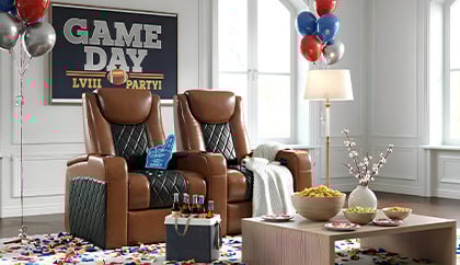 in stock and ready to ship home theater seating