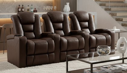 big & tall home theater seating