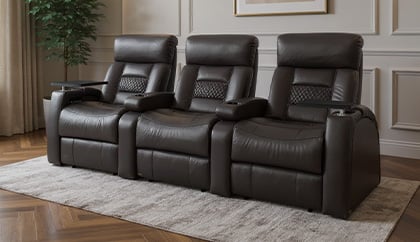 home theater seating with flip up arms