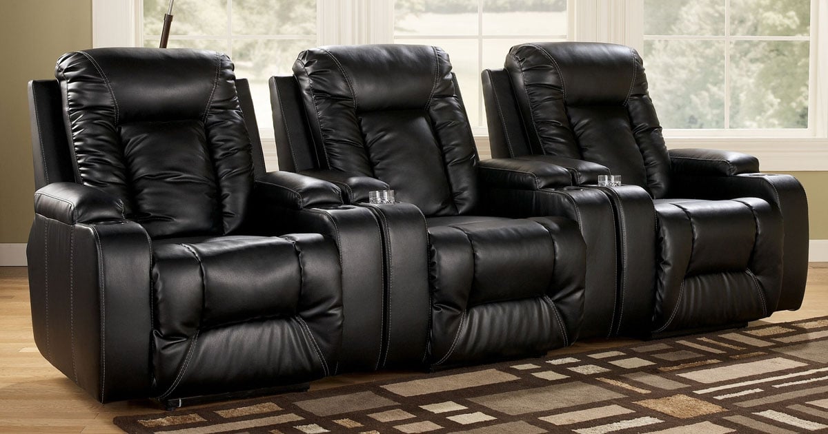 Ashley Theater Seating | Ashley Furniture Recliners | Ashley Home Furniture