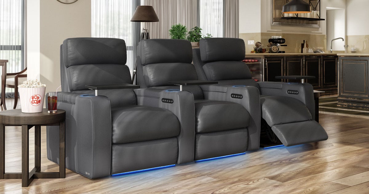 Leather Home Theater Seating All Colors Theater Seat Store