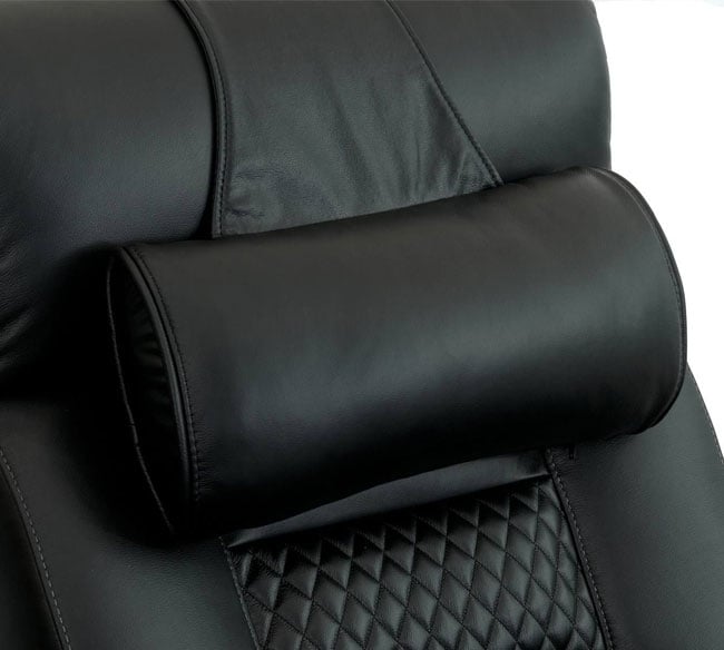 Octane Seating XL800 Edge Theater Recliner Power or Manual Recline Black Italian Luxe Series