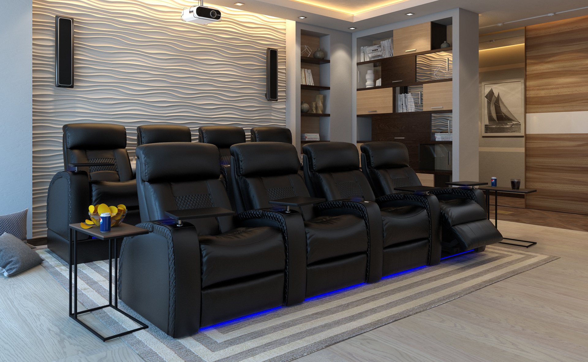 Our Gallery Flex HR by Octane Seating Luxe Black Leather